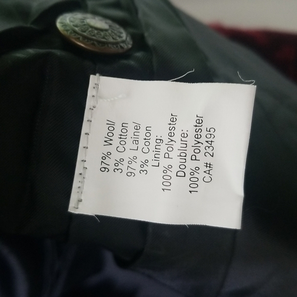 Icelandic Design Sweater Lined Jacket Red Size S - Picture 8 of 8